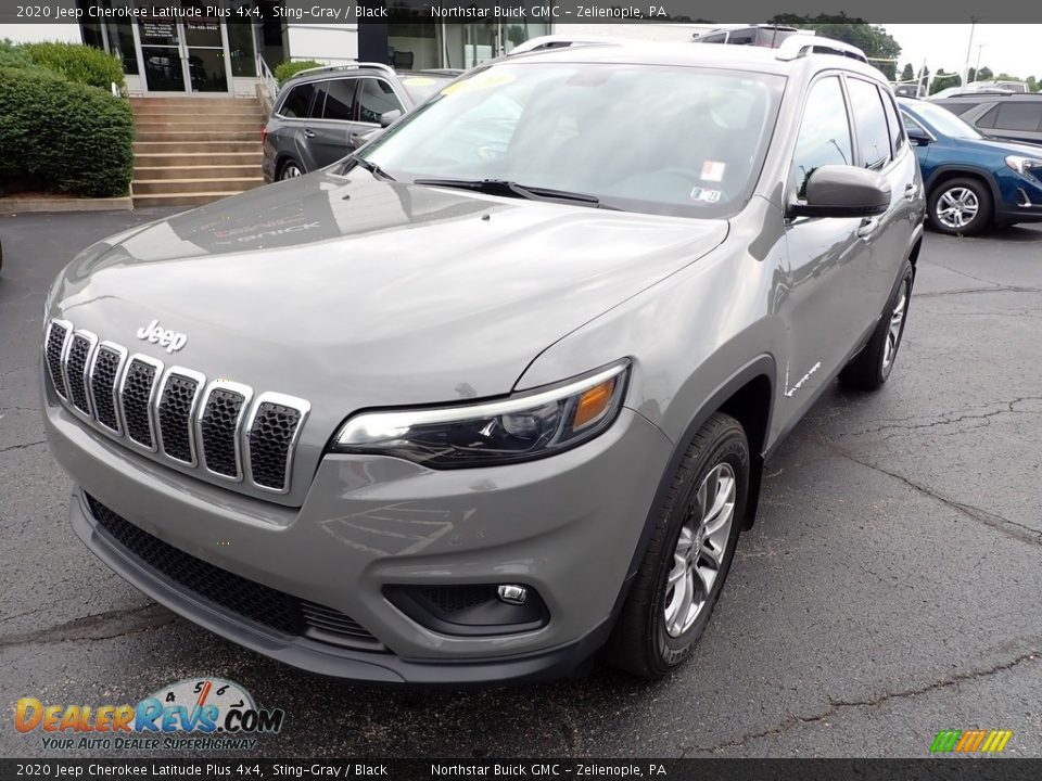 2020 Jeep Cherokee Latitude Plus 4x4 Sting-Gray / Black Photo #12