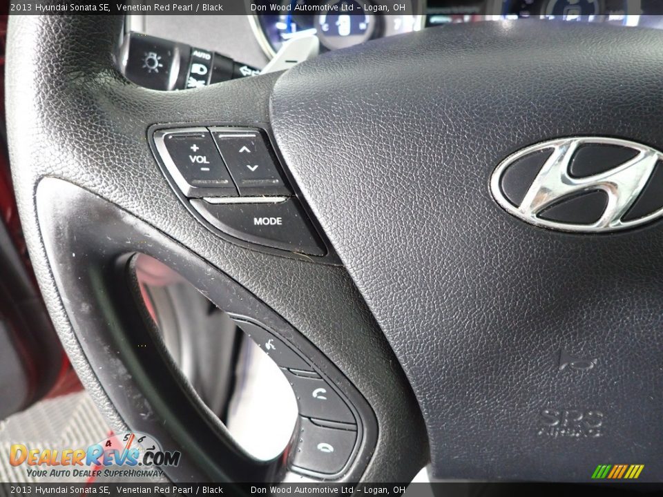 2013 Hyundai Sonata SE Venetian Red Pearl / Black Photo #18