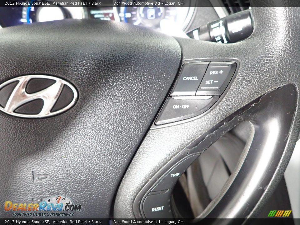 2013 Hyundai Sonata SE Venetian Red Pearl / Black Photo #19