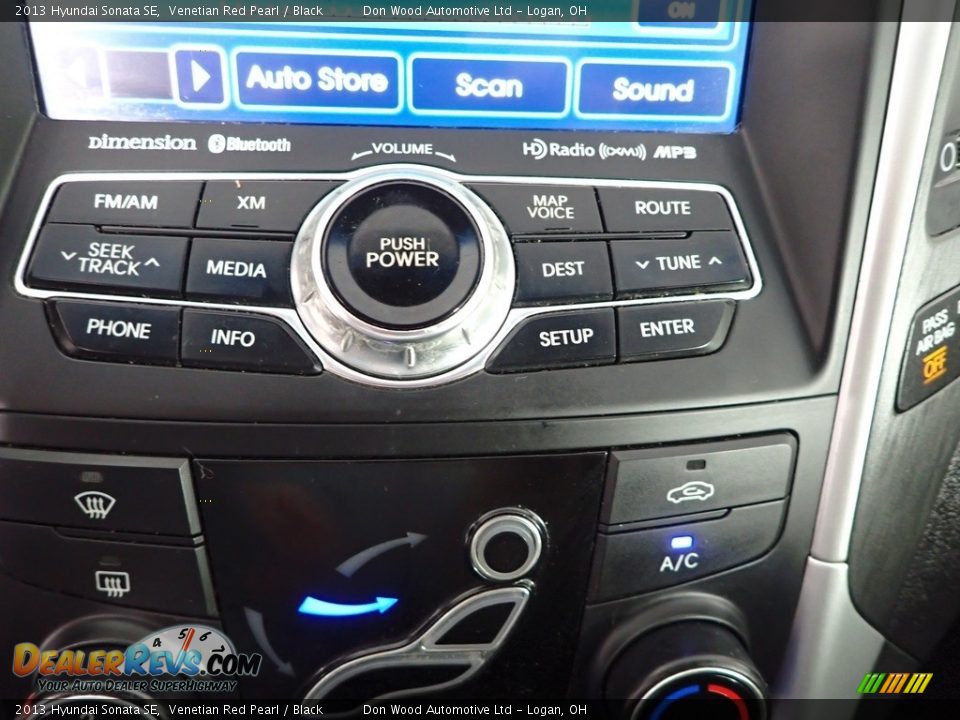 2013 Hyundai Sonata SE Venetian Red Pearl / Black Photo #21