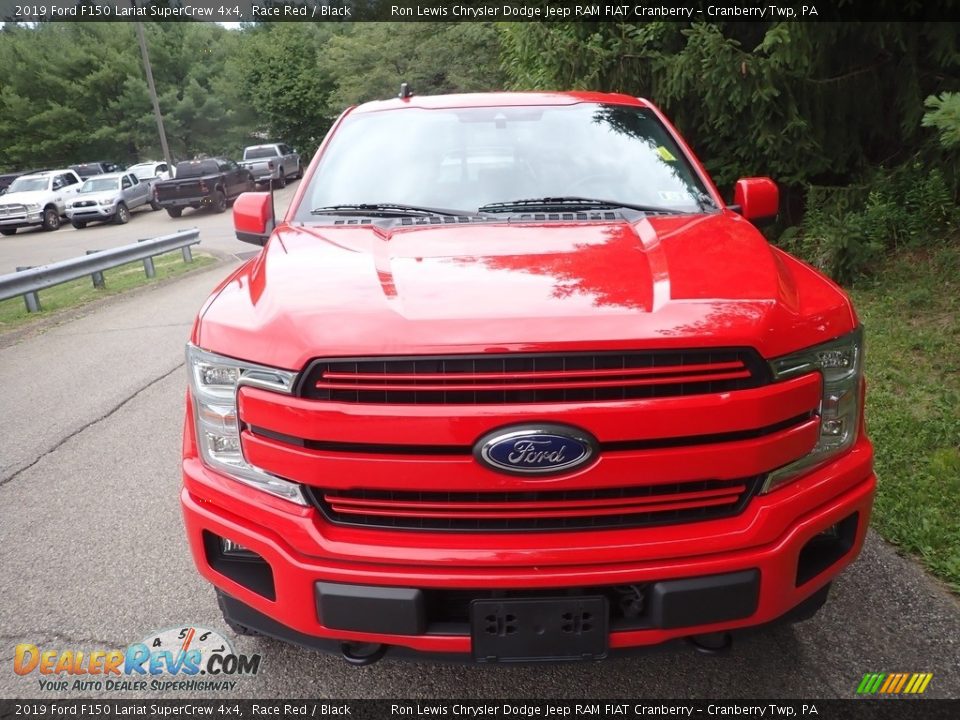 2019 Ford F150 Lariat SuperCrew 4x4 Race Red / Black Photo #2