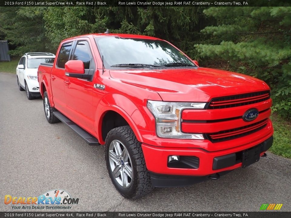 2019 Ford F150 Lariat SuperCrew 4x4 Race Red / Black Photo #3