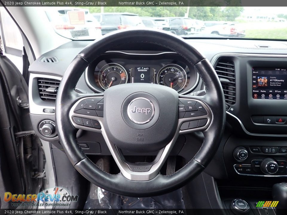 2020 Jeep Cherokee Latitude Plus 4x4 Sting-Gray / Black Photo #27