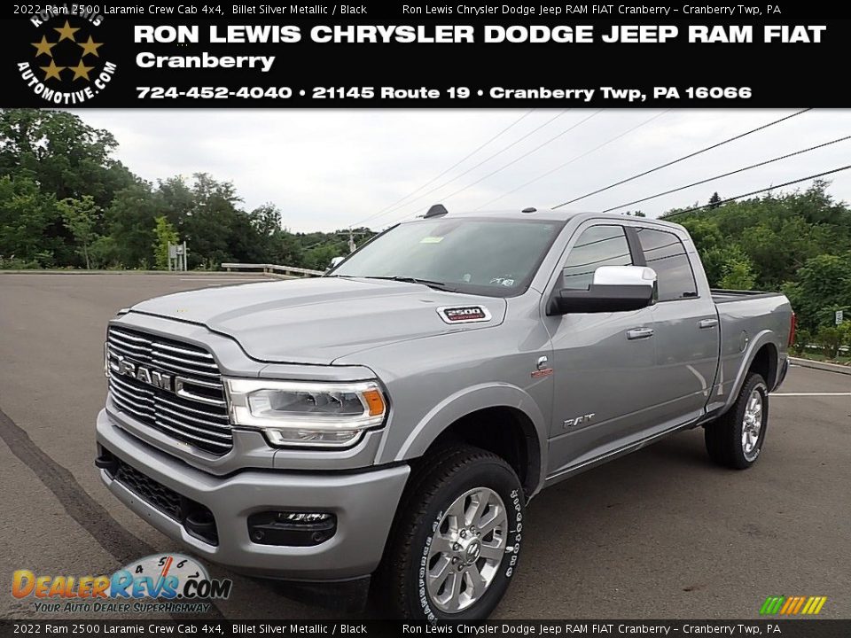 2022 Ram 2500 Laramie Crew Cab 4x4 Billet Silver Metallic / Black Photo #1