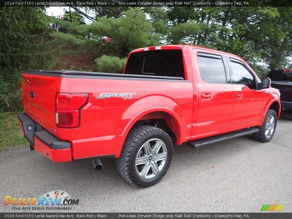 2019 Ford F150 Lariat SuperCrew 4x4 Race Red / Black Photo #4