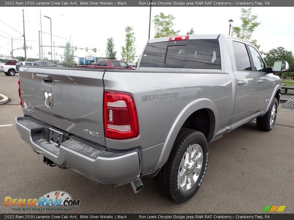 2022 Ram 2500 Laramie Crew Cab 4x4 Billet Silver Metallic / Black Photo #5