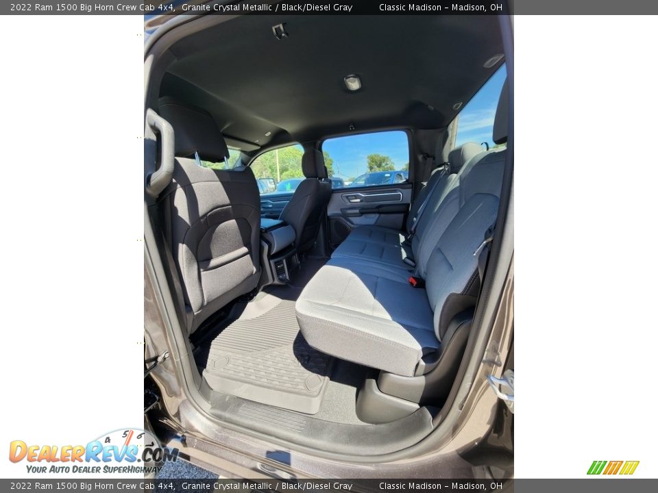2022 Ram 1500 Big Horn Crew Cab 4x4 Granite Crystal Metallic / Black/Diesel Gray Photo #3