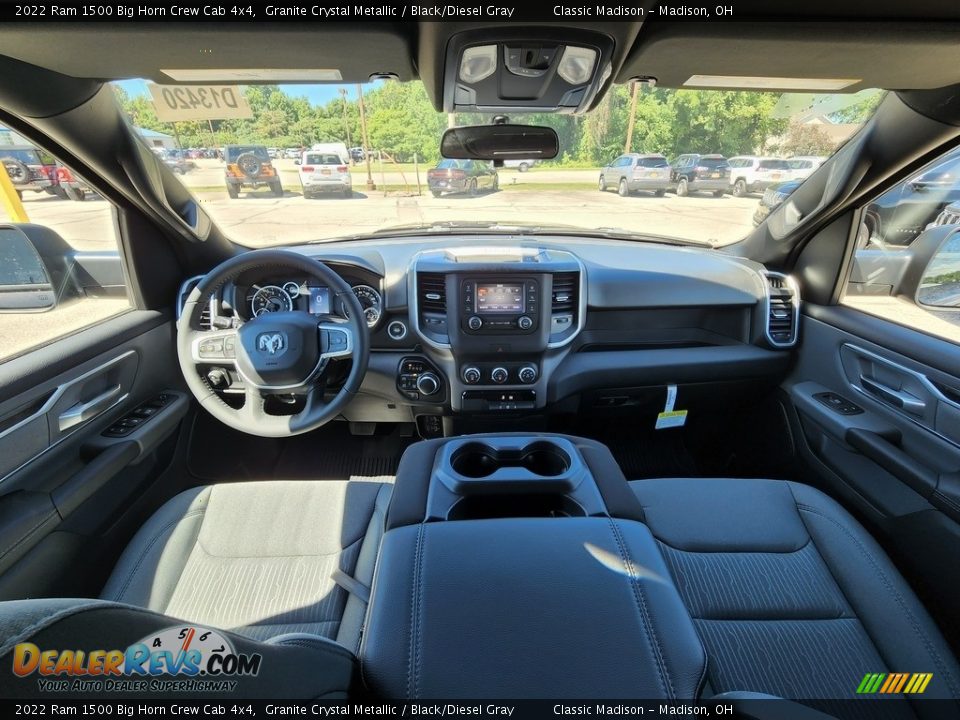 2022 Ram 1500 Big Horn Crew Cab 4x4 Granite Crystal Metallic / Black/Diesel Gray Photo #4