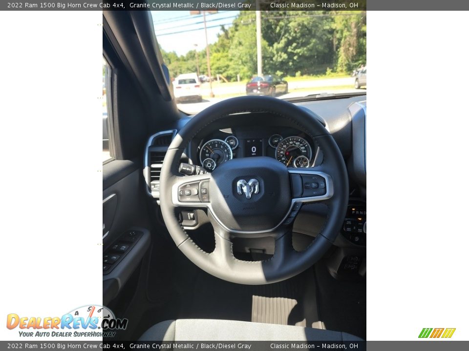 2022 Ram 1500 Big Horn Crew Cab 4x4 Granite Crystal Metallic / Black/Diesel Gray Photo #5