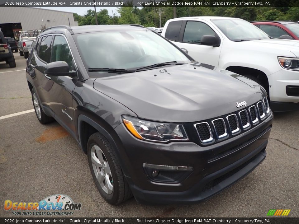 2020 Jeep Compass Latitude 4x4 Granite Crystal Metallic / Black Photo #2