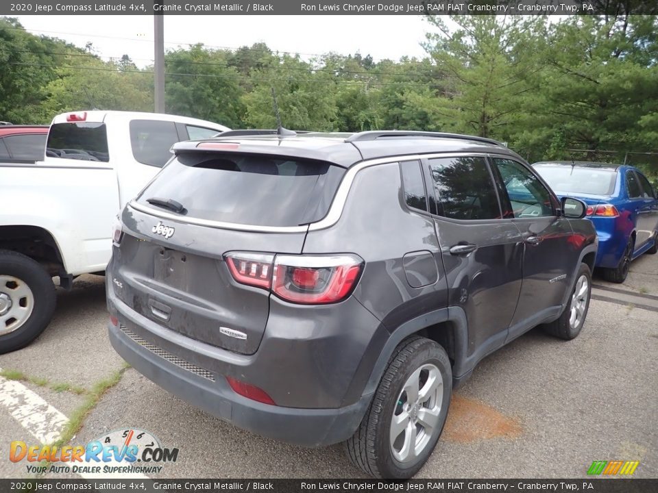 2020 Jeep Compass Latitude 4x4 Granite Crystal Metallic / Black Photo #3