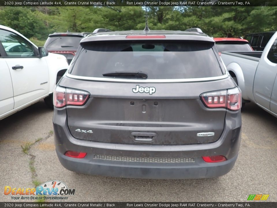 2020 Jeep Compass Latitude 4x4 Granite Crystal Metallic / Black Photo #4