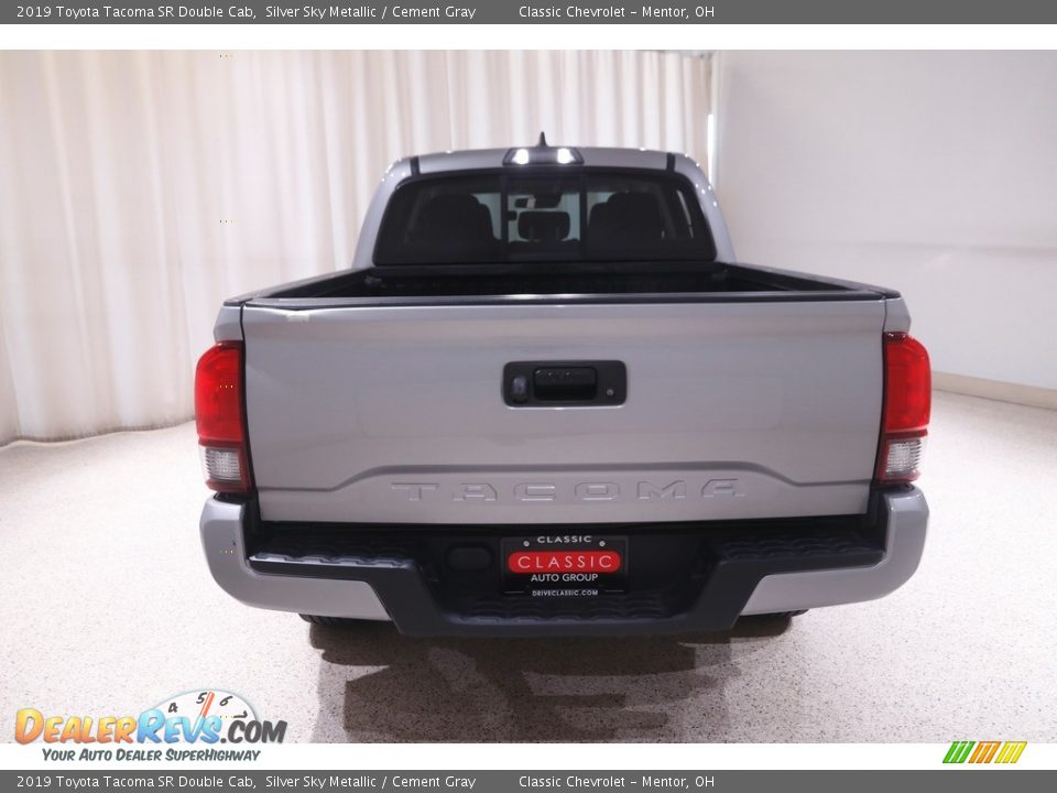 2019 Toyota Tacoma SR Double Cab Silver Sky Metallic / Cement Gray Photo #18