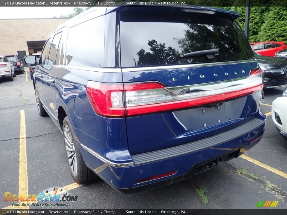 2019 Lincoln Navigator L Reserve 4x4 Rhapsody Blue / Ebony Photo #2