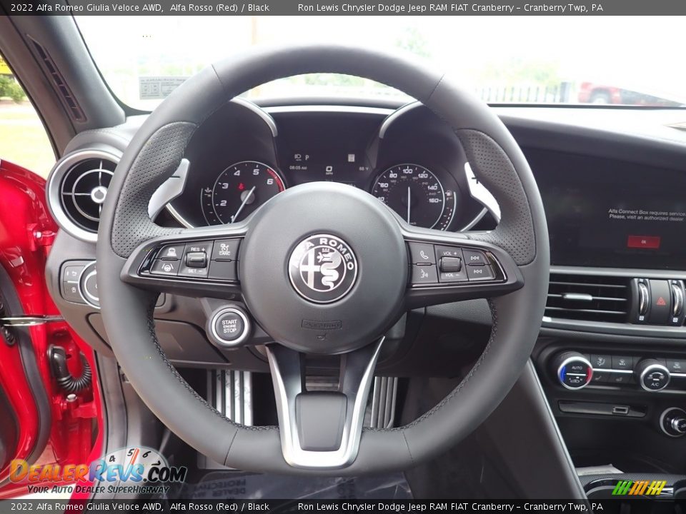 2022 Alfa Romeo Giulia Veloce AWD Steering Wheel Photo #19