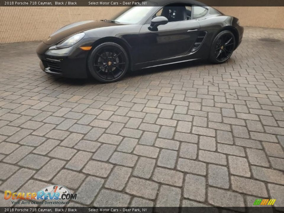 2018 Porsche 718 Cayman Black / Black Photo #1