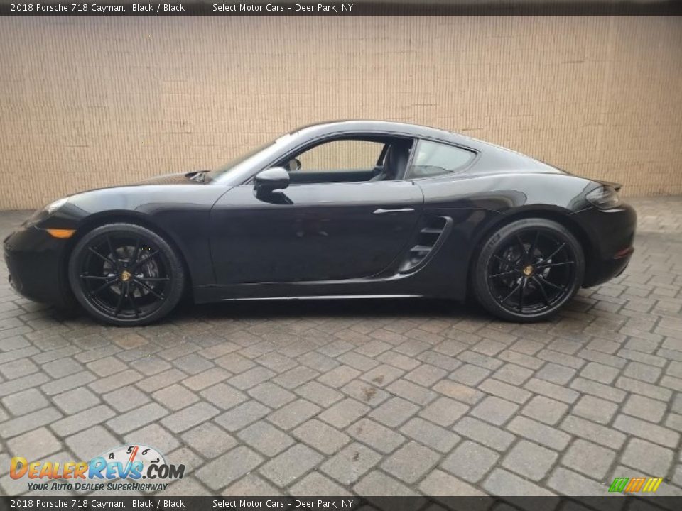 2018 Porsche 718 Cayman Black / Black Photo #2