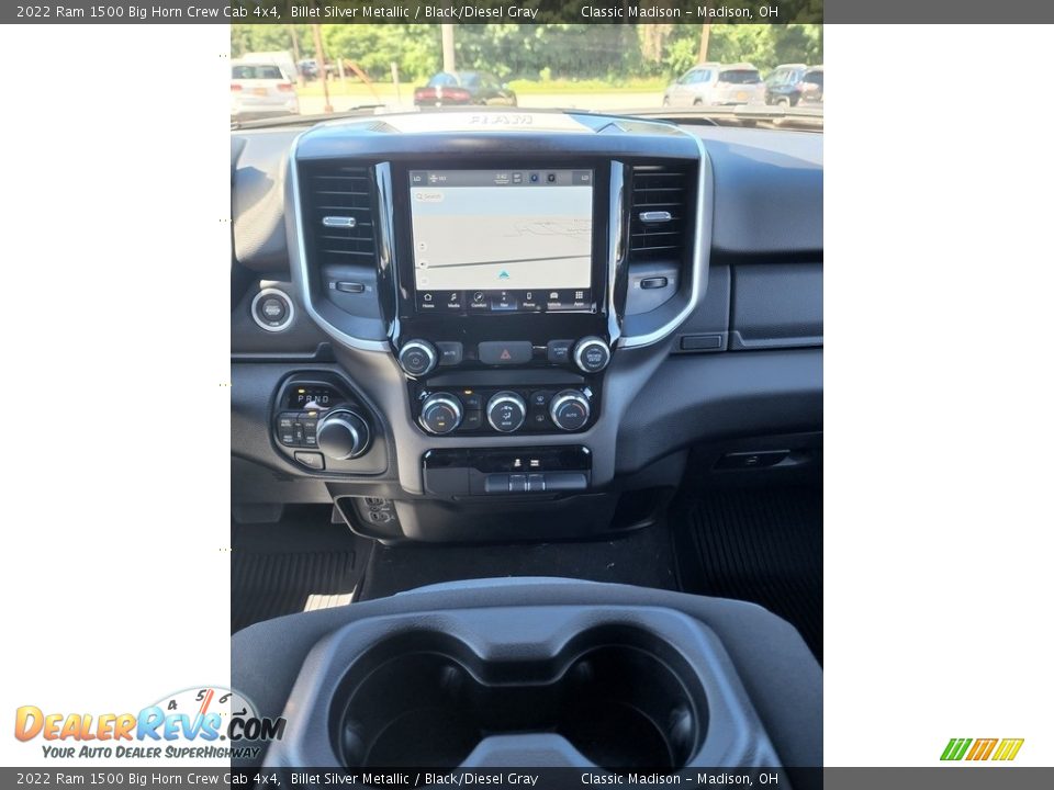2022 Ram 1500 Big Horn Crew Cab 4x4 Billet Silver Metallic / Black/Diesel Gray Photo #6