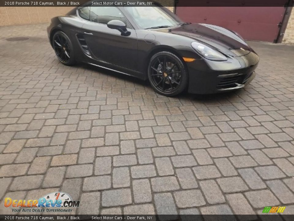 2018 Porsche 718 Cayman Black / Black Photo #4