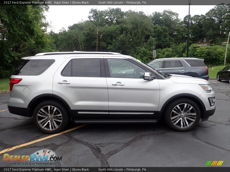 Ingot Silver 2017 Ford Explorer Platinum 4WD Photo #3