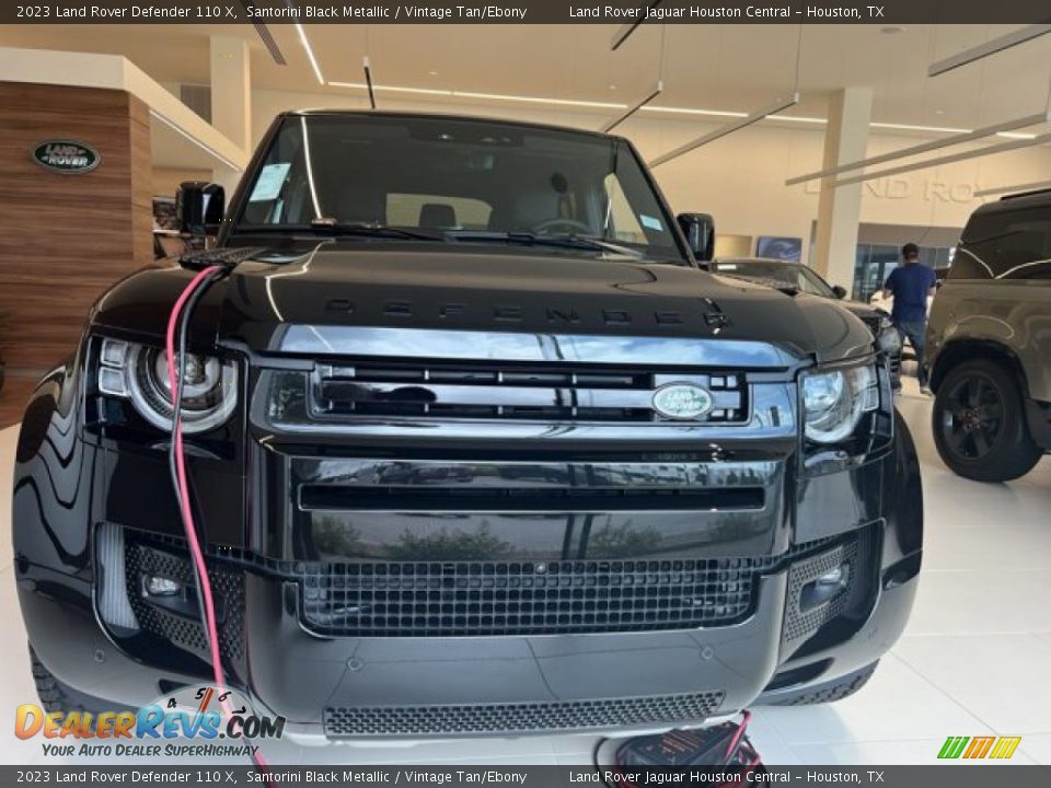 2023 Land Rover Defender 110 X Santorini Black Metallic / Vintage Tan/Ebony Photo #3