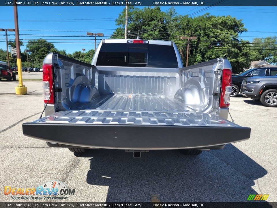 2022 Ram 1500 Big Horn Crew Cab 4x4 Billet Silver Metallic / Black/Diesel Gray Photo #11