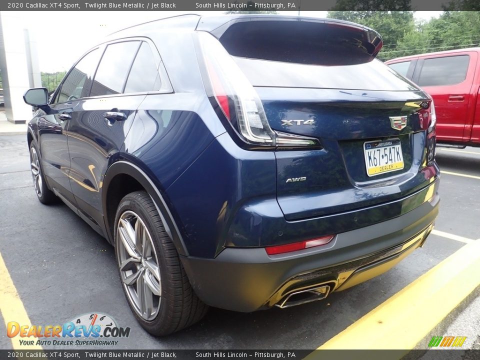 2020 Cadillac XT4 Sport Twilight Blue Metallic / Jet Black Photo #3