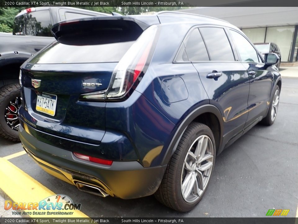 2020 Cadillac XT4 Sport Twilight Blue Metallic / Jet Black Photo #4