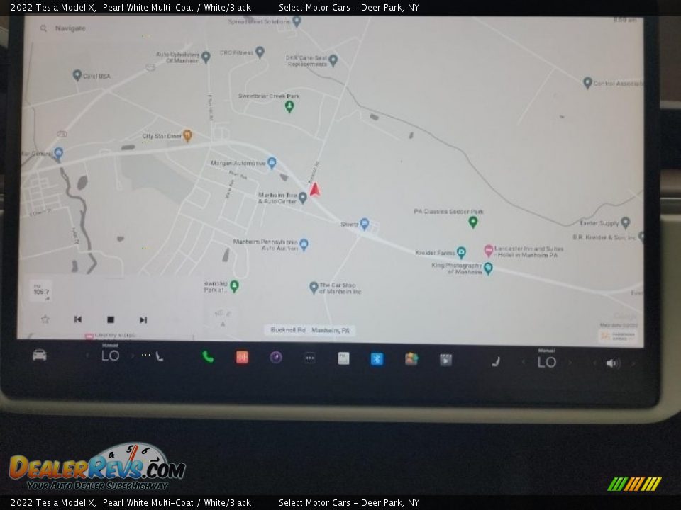 Navigation of 2022 Tesla Model X  Photo #6