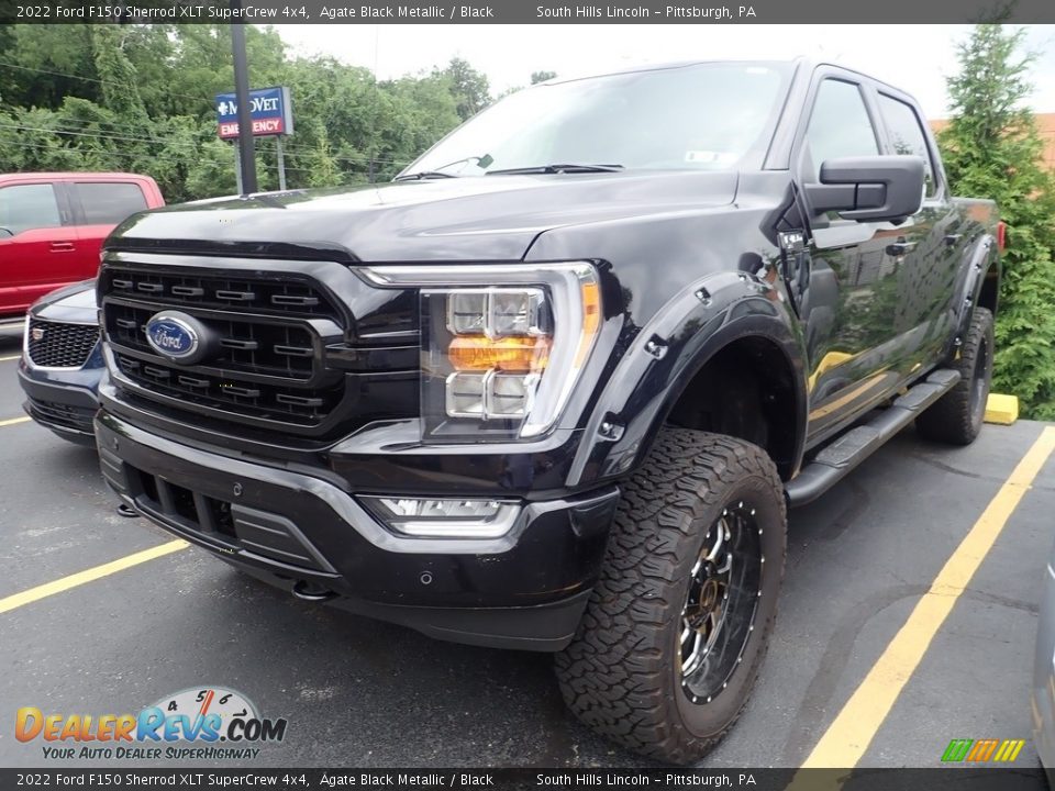 2022 Ford F150 Sherrod XLT SuperCrew 4x4 Agate Black Metallic / Black Photo #1