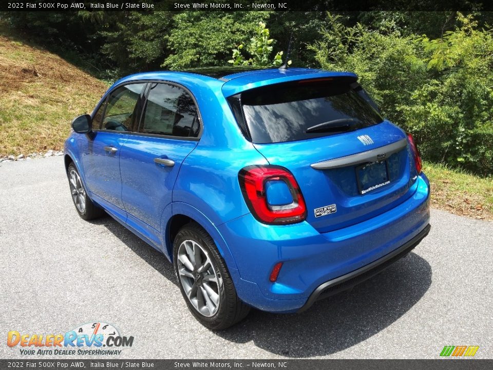 2022 Fiat 500X Pop AWD Italia Blue / Slate Blue Photo #8