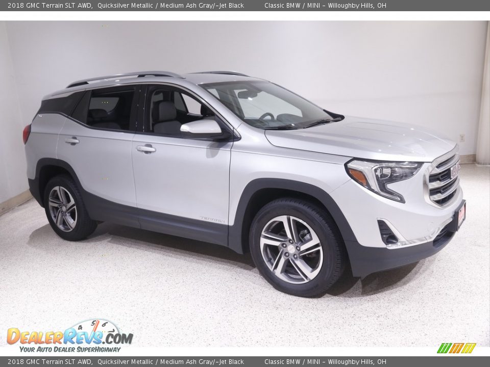 2018 GMC Terrain SLT AWD Quicksilver Metallic / Medium Ash Gray/­Jet Black Photo #1