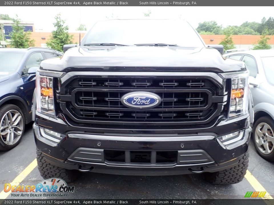 2022 Ford F150 Sherrod XLT SuperCrew 4x4 Agate Black Metallic / Black Photo #2