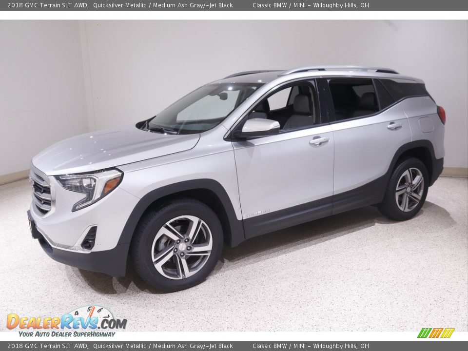 2018 GMC Terrain SLT AWD Quicksilver Metallic / Medium Ash Gray/­Jet Black Photo #3