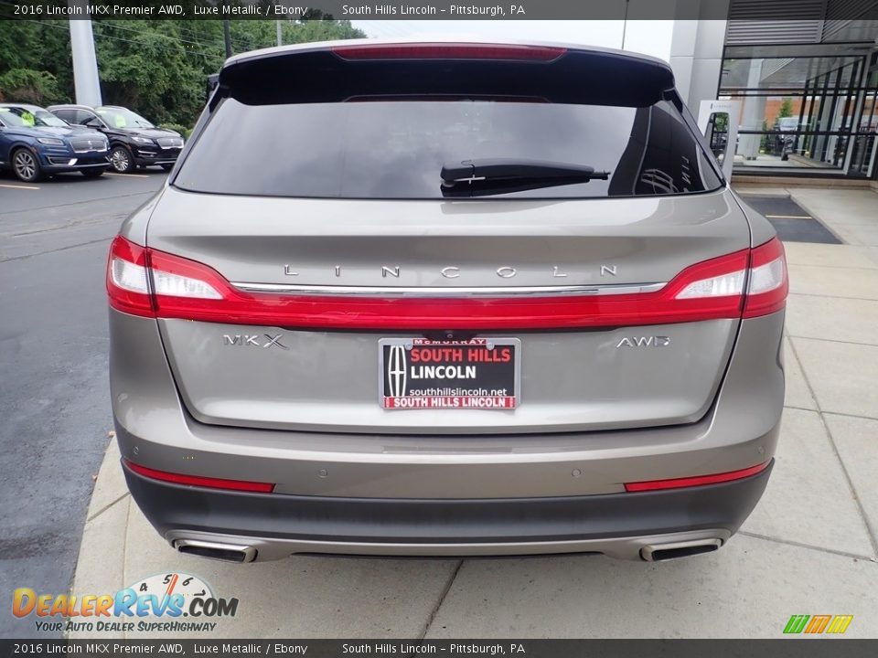 2016 Lincoln MKX Premier AWD Luxe Metallic / Ebony Photo #4