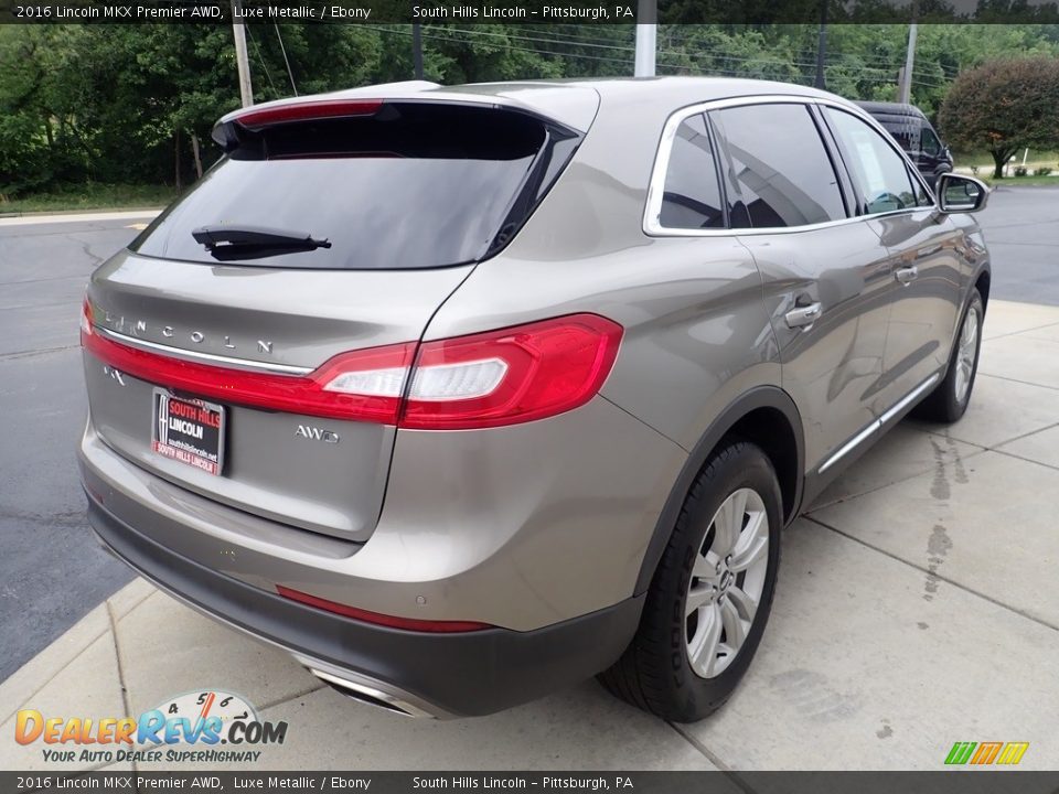 2016 Lincoln MKX Premier AWD Luxe Metallic / Ebony Photo #6