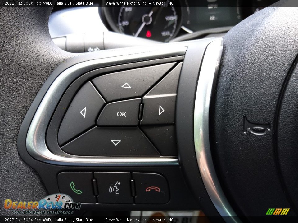 2022 Fiat 500X Pop AWD Steering Wheel Photo #17