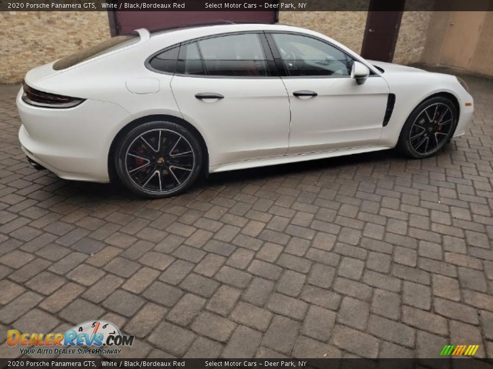 2020 Porsche Panamera GTS White / Black/Bordeaux Red Photo #3