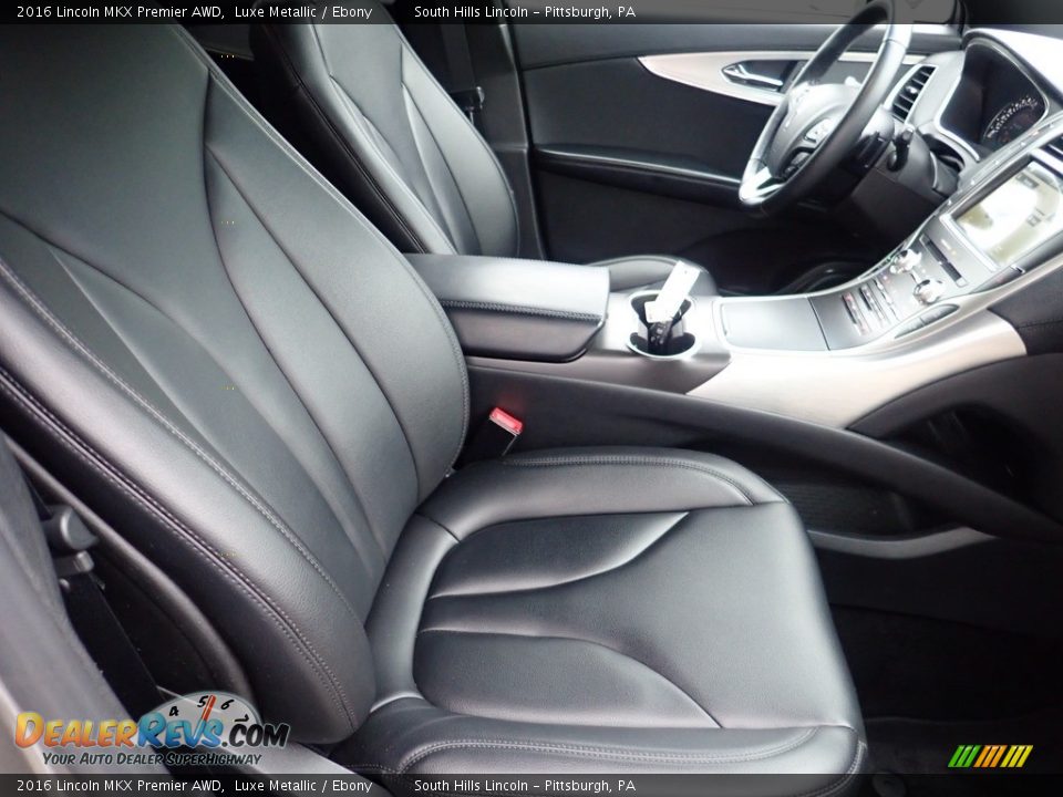 Front Seat of 2016 Lincoln MKX Premier AWD Photo #11