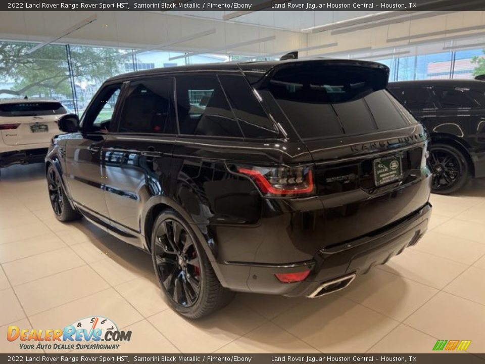 2022 Land Rover Range Rover Sport HST Santorini Black Metallic / Pimento/Ebony Photo #8