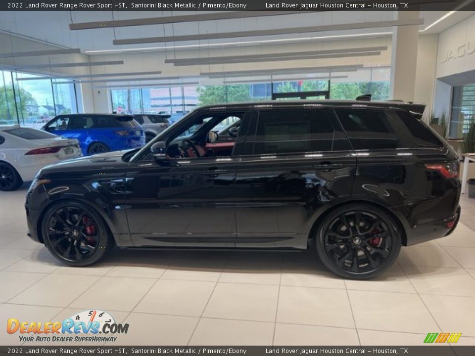 2022 Land Rover Range Rover Sport HST Santorini Black Metallic / Pimento/Ebony Photo #9