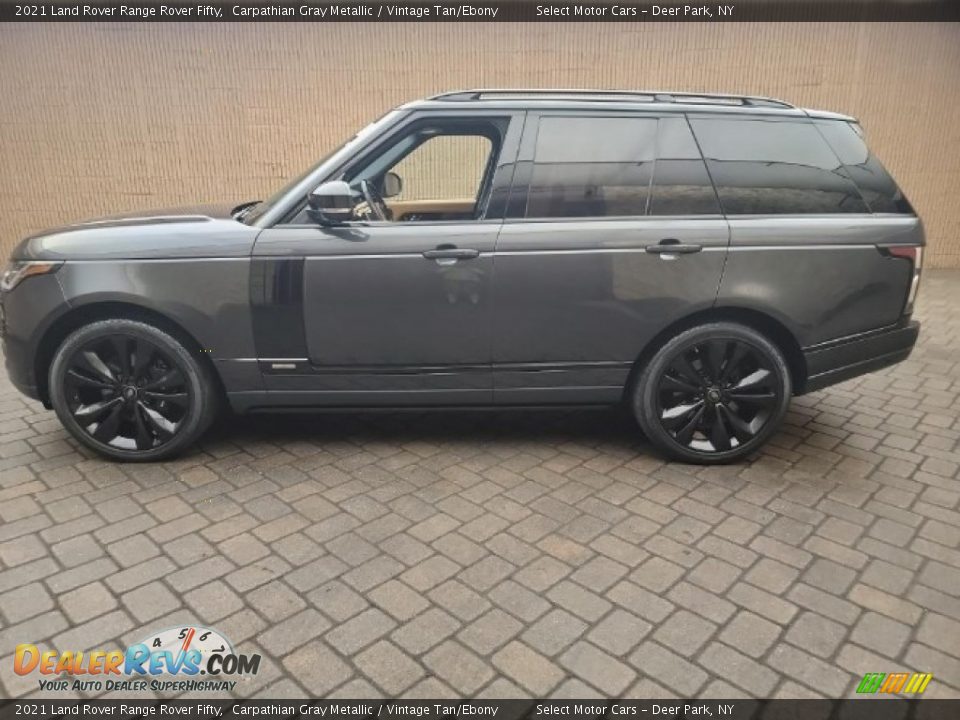 2021 Land Rover Range Rover Fifty Carpathian Gray Metallic / Vintage Tan/Ebony Photo #2