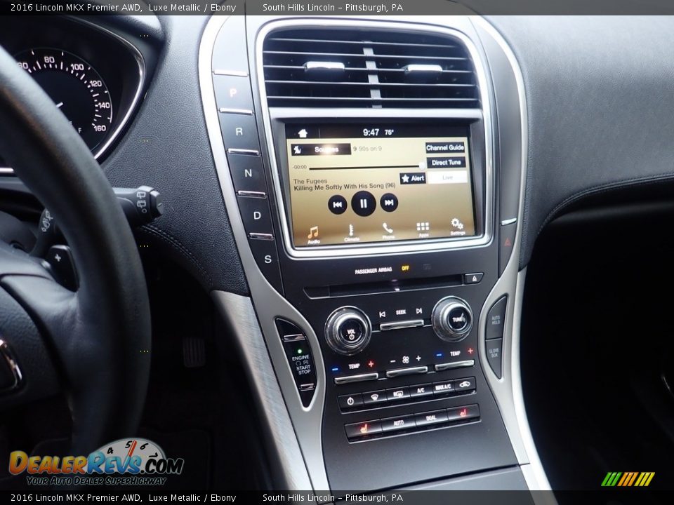 Controls of 2016 Lincoln MKX Premier AWD Photo #22