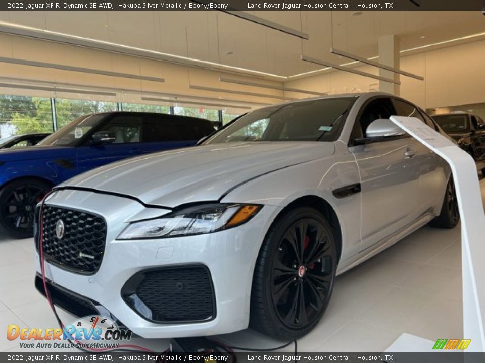 2022 Jaguar XF R-Dynamic SE AWD Hakuba Silver Metallic / Ebony/Ebony Photo #1