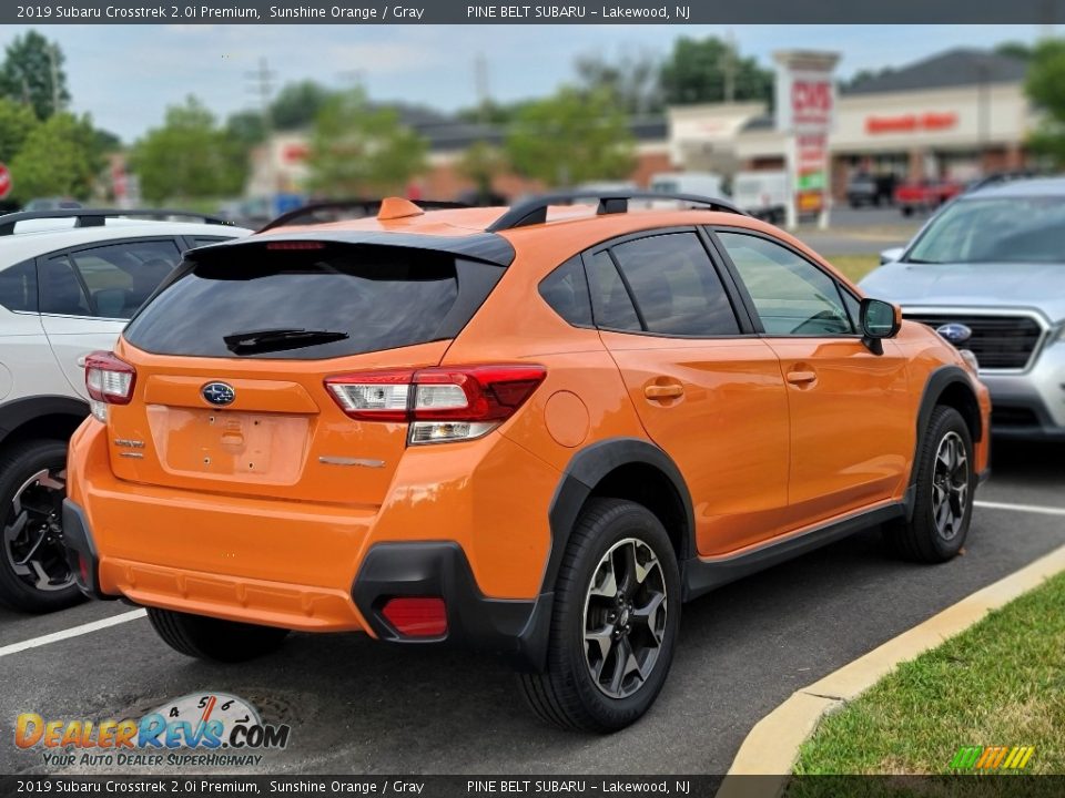 2019 Subaru Crosstrek 2.0i Premium Sunshine Orange / Gray Photo #5