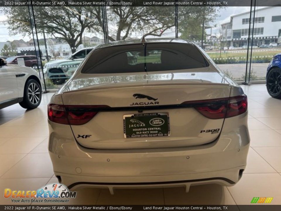 2022 Jaguar XF R-Dynamic SE AWD Hakuba Silver Metallic / Ebony/Ebony Photo #6