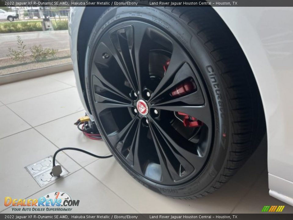 2022 Jaguar XF R-Dynamic SE AWD Hakuba Silver Metallic / Ebony/Ebony Photo #8