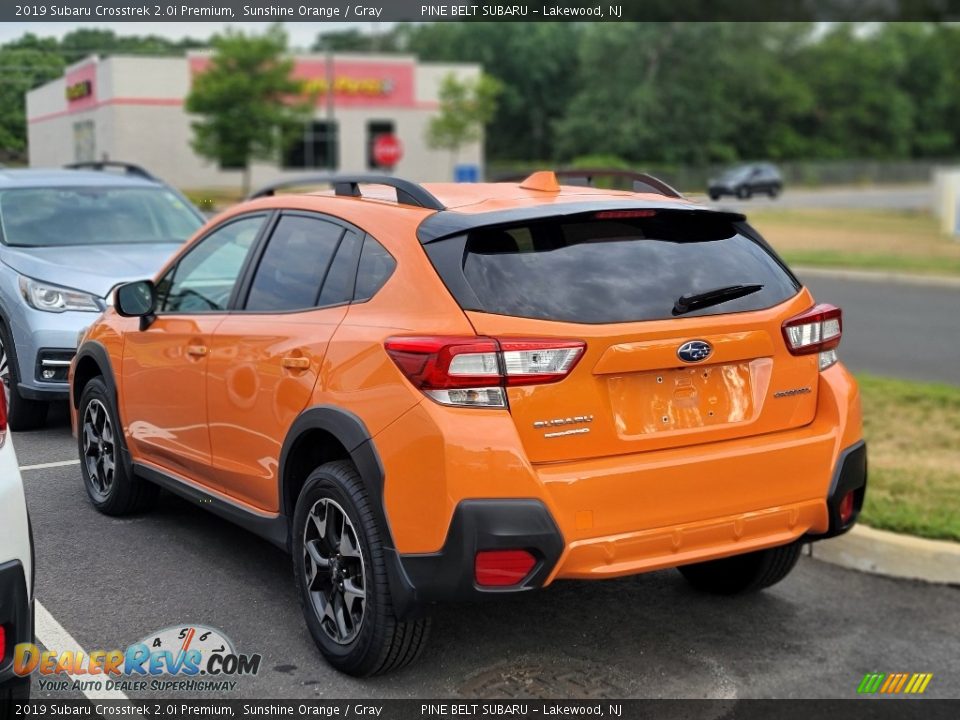 2019 Subaru Crosstrek 2.0i Premium Sunshine Orange / Gray Photo #7