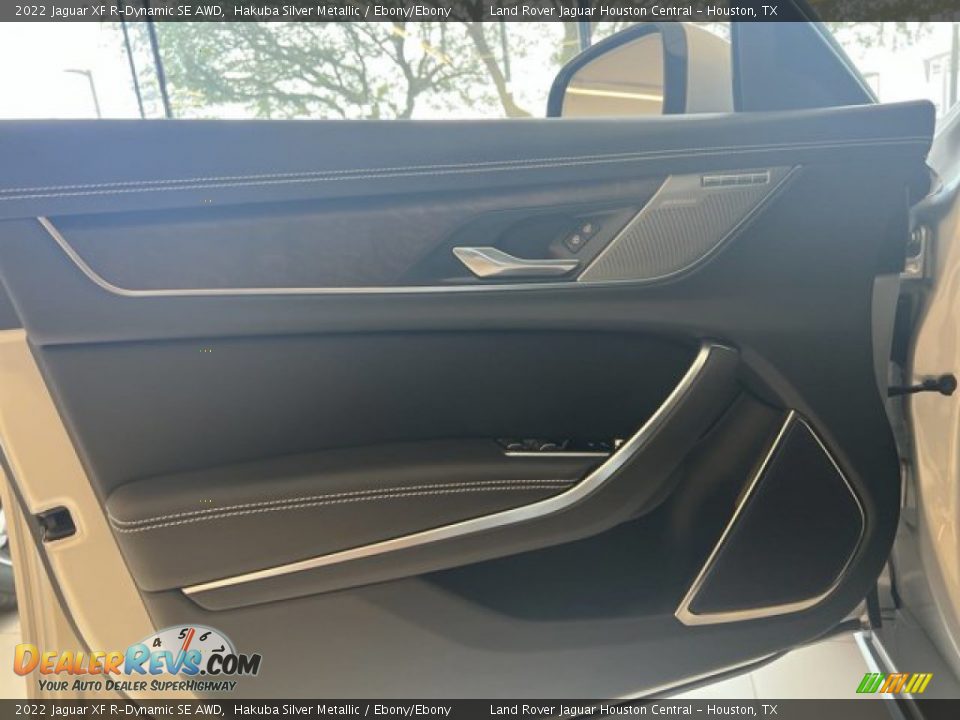 2022 Jaguar XF R-Dynamic SE AWD Hakuba Silver Metallic / Ebony/Ebony Photo #9
