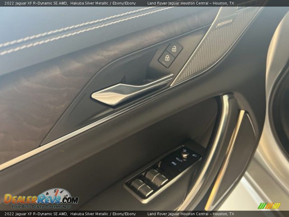 2022 Jaguar XF R-Dynamic SE AWD Hakuba Silver Metallic / Ebony/Ebony Photo #10